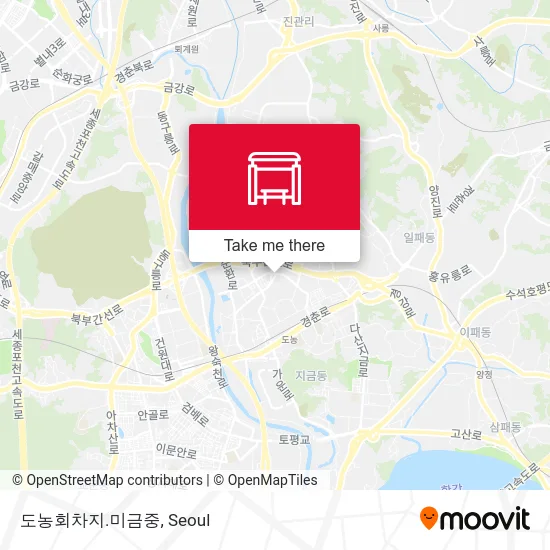 도농회차지.미금중 map