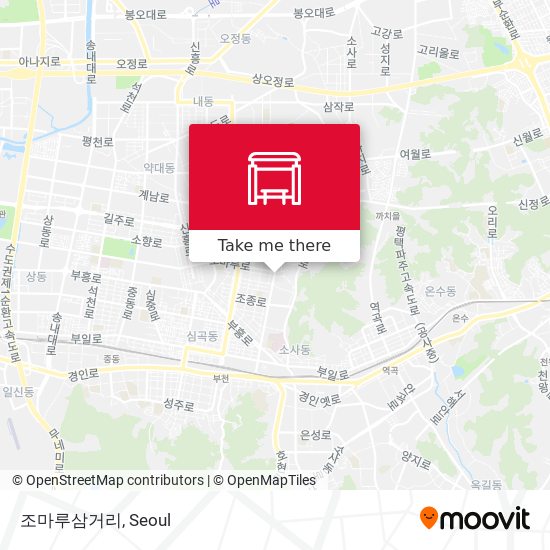 조마루삼거리 map