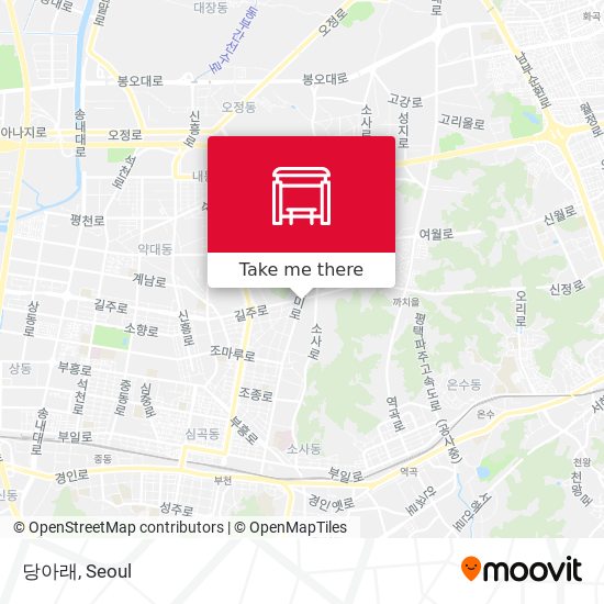 당아래 map