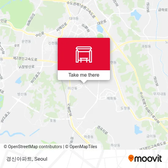 경신아파트 map