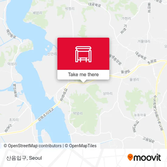 산음입구 map