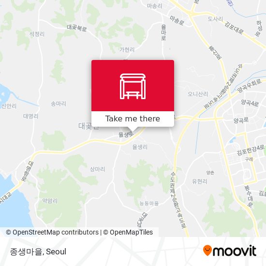 종생마을 map