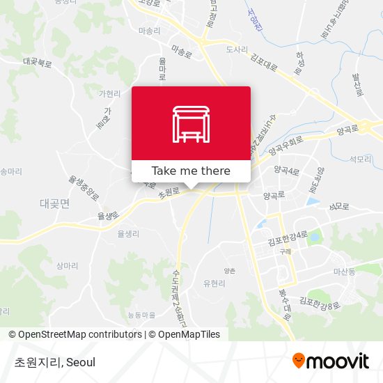 초원지리 map