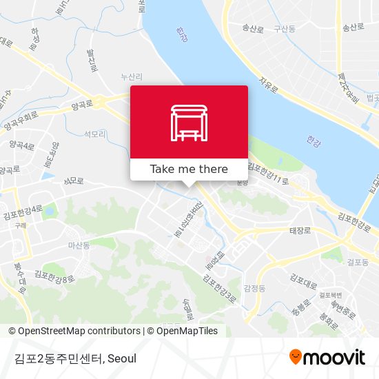 김포2동주민센터 map