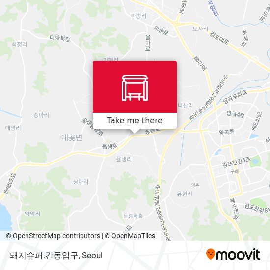 돼지슈퍼.간동입구 map