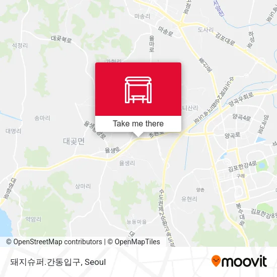 돼지슈퍼.간동입구 map