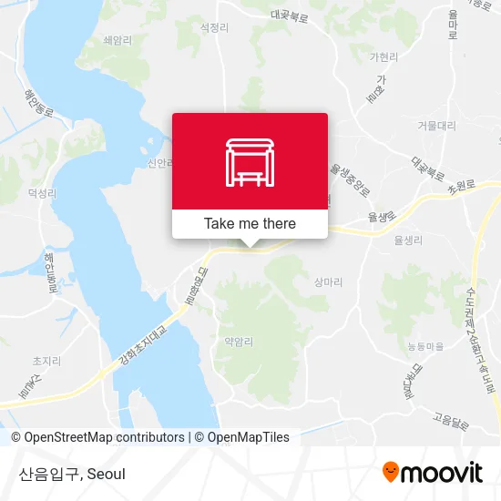 산음입구 map