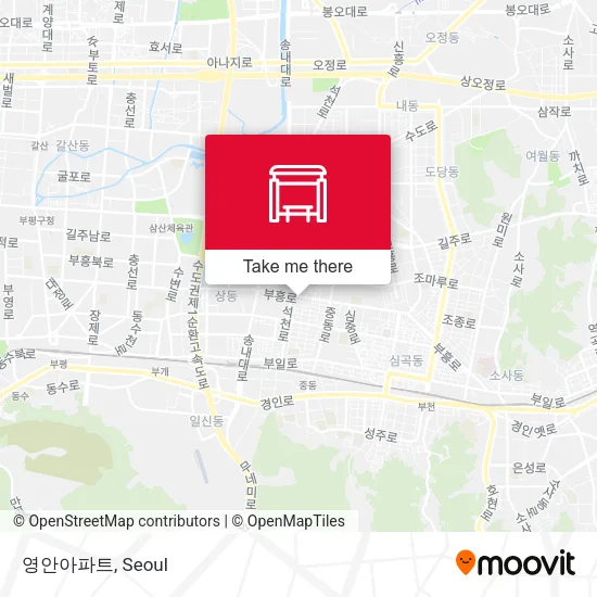 영안아파트 map