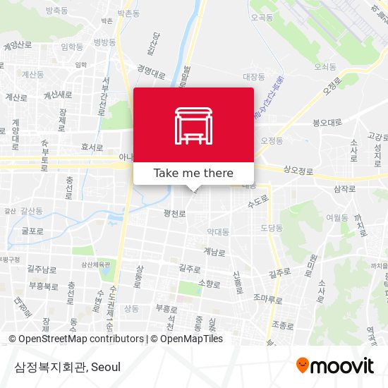 삼정복지회관 map