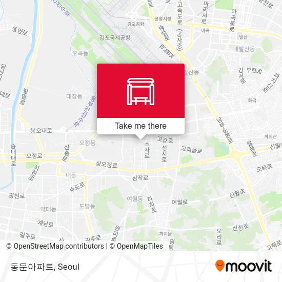 동문아파트 map
