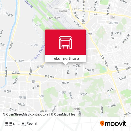 동문아파트 map