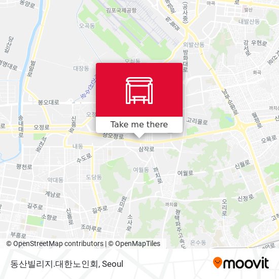 동산빌리지.대한노인회 map