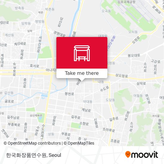 한국화장품연수원 map