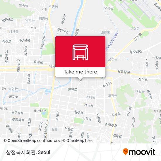 삼정복지회관 map