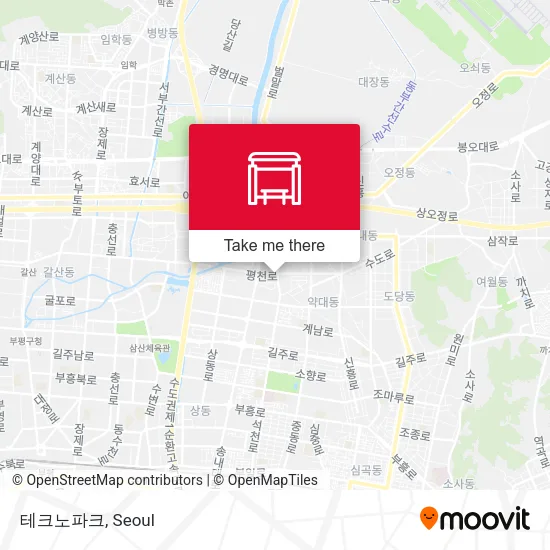 테크노파크 map