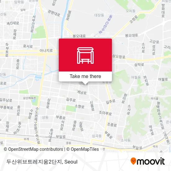 두산위브트레지움2단지 map