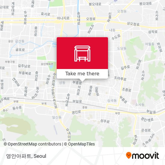 영안아파트 map