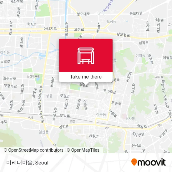 미리내마을 map