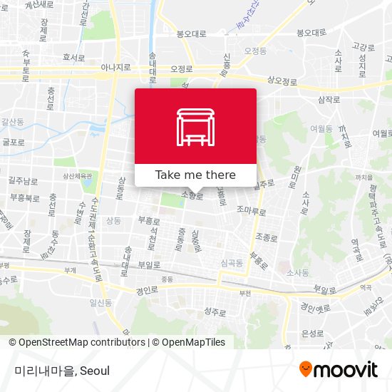 미리내마을 map