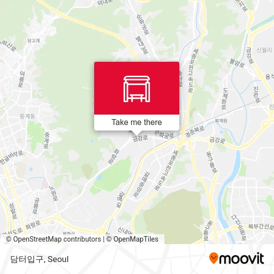 담터입구 map