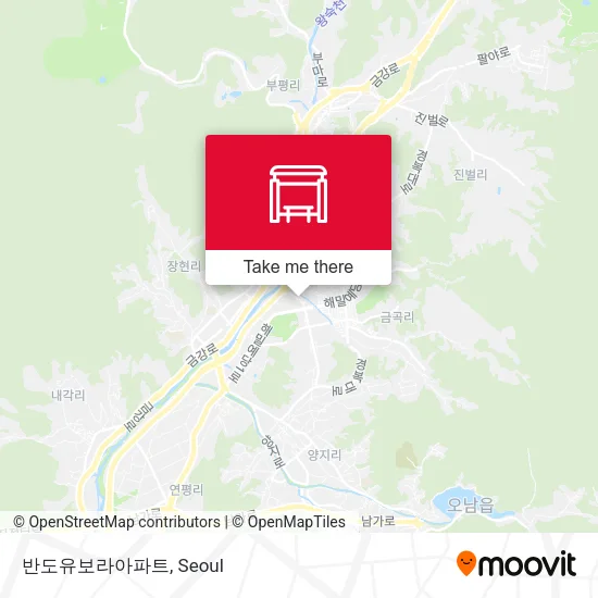 반도유보라아파트 map
