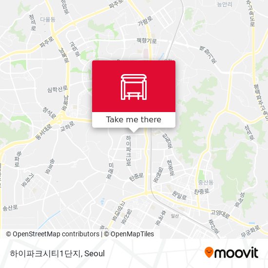 하이파크시티1단지 map