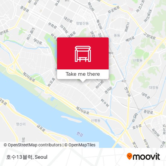 호수13블럭 map