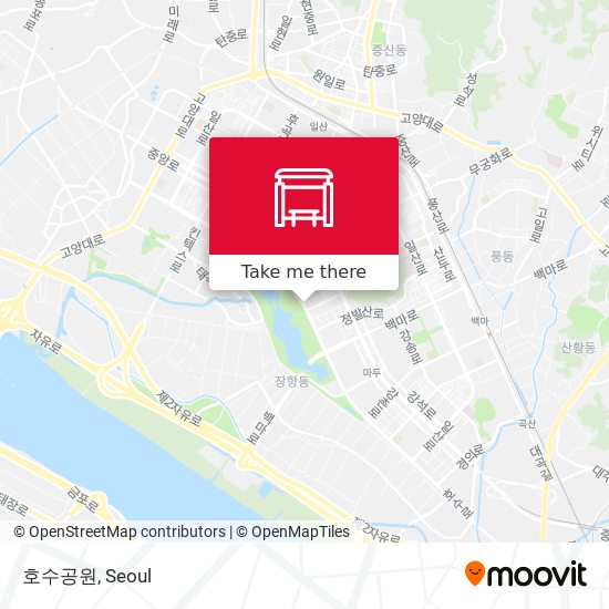 호수공원 map