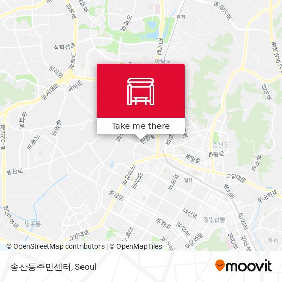 송산동주민센터 map