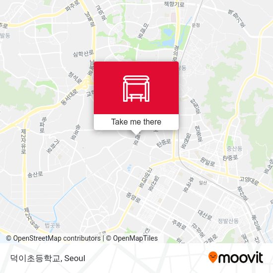덕이초등학교 map