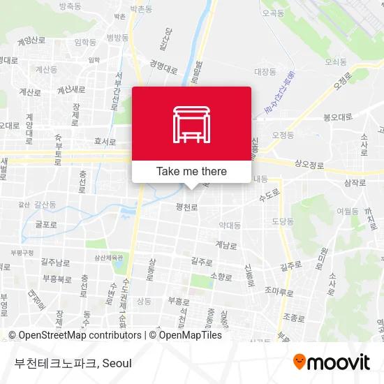 부천테크노파크 map