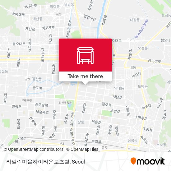 라일락마을하이타운로즈빌 map