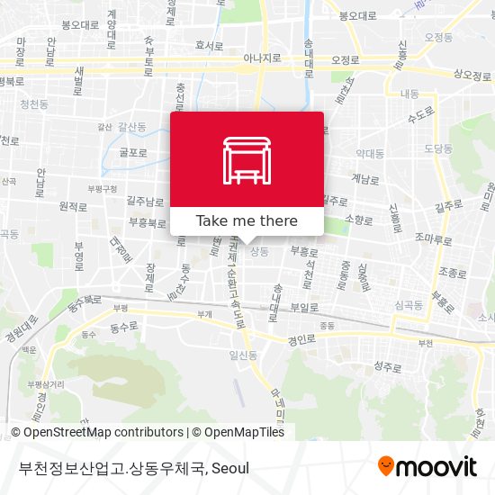 부천정보산업고.상동우체국 map
