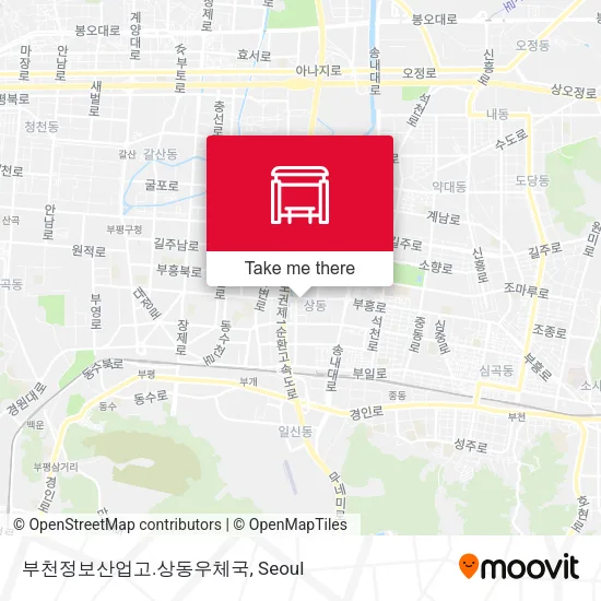 부천정보산업고.상동우체국 map