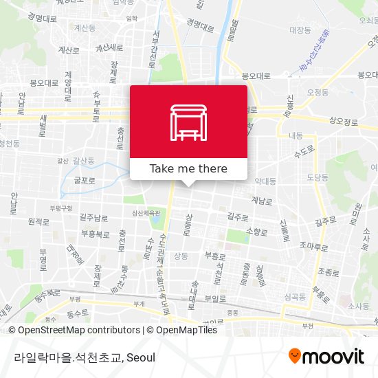 라일락마을.석천초교 map