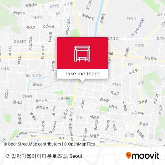 라일락마을하이타운로즈빌 map