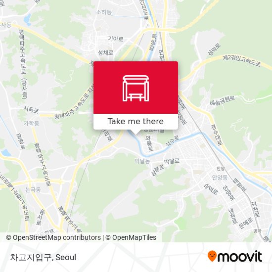 차고지입구 map