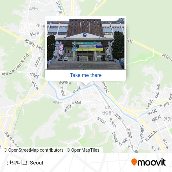 안양대교 map