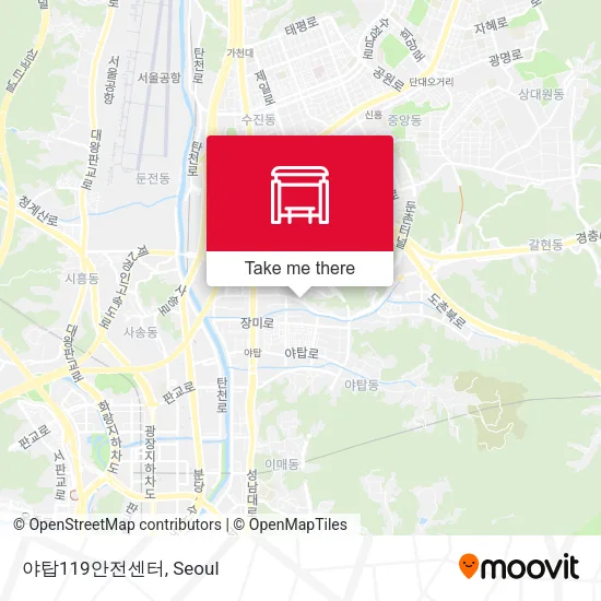 야탑119안전센터 map