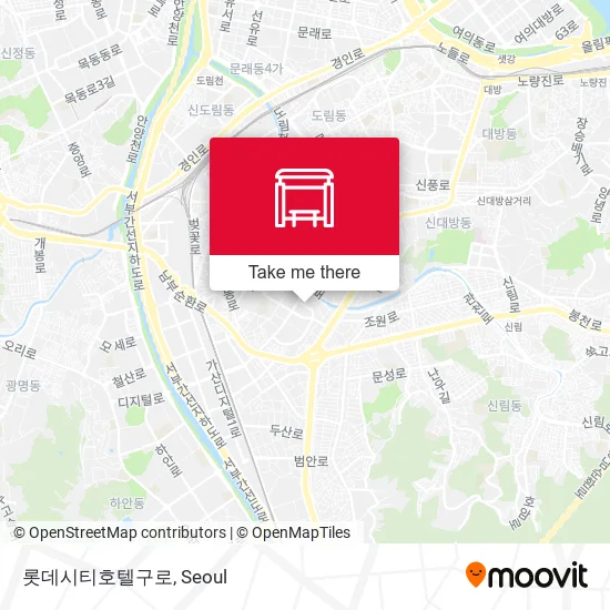 롯데시티호텔구로 map