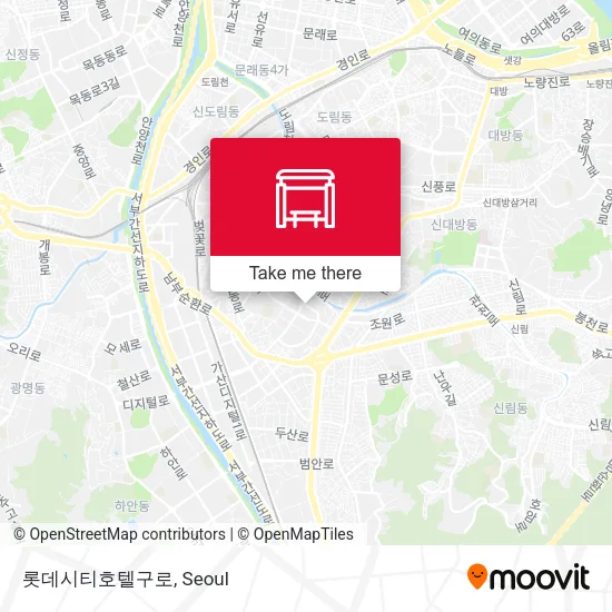 롯데시티호텔구로 map