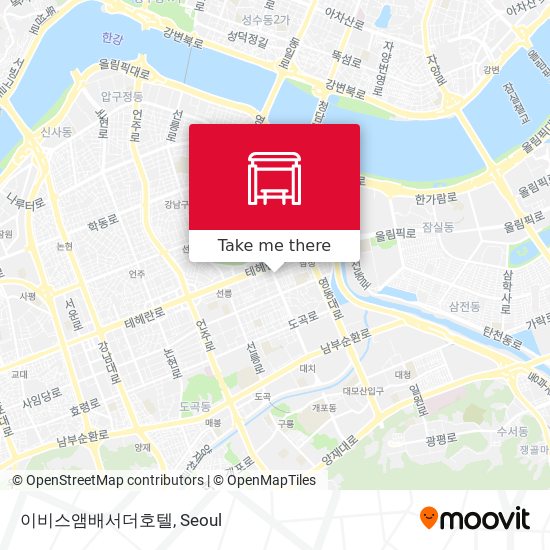 이비스앰배서더호텔 map