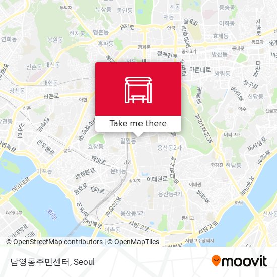 남영동주민센터 map