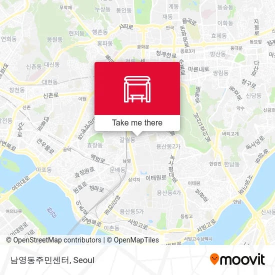 남영동주민센터 map