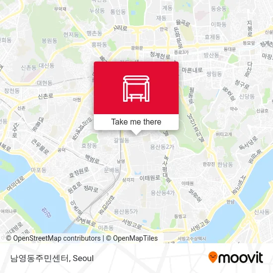 남영동주민센터 map