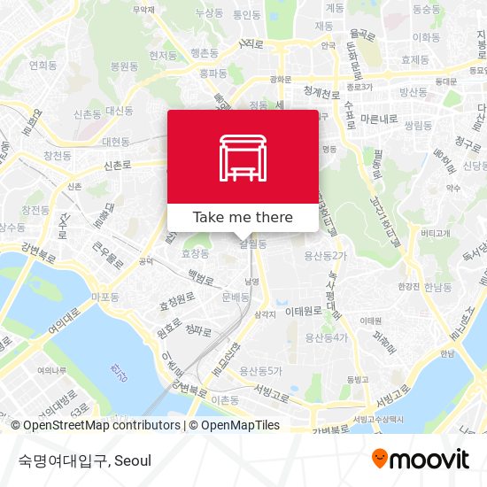 숙명여대입구 map