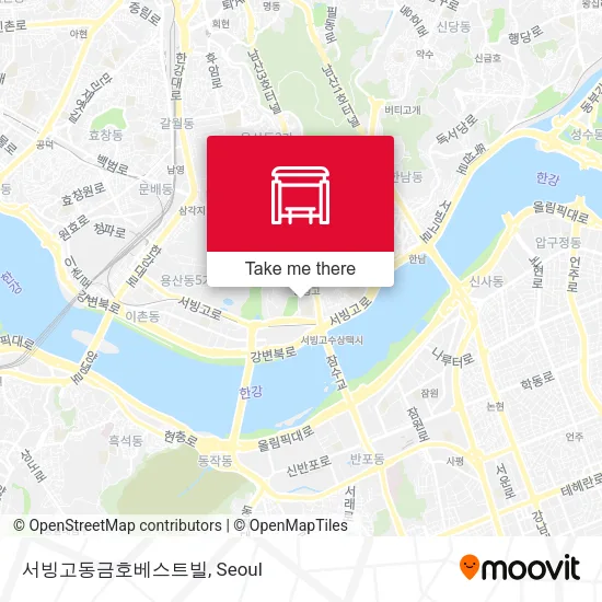 서빙고동금호베스트빌 map