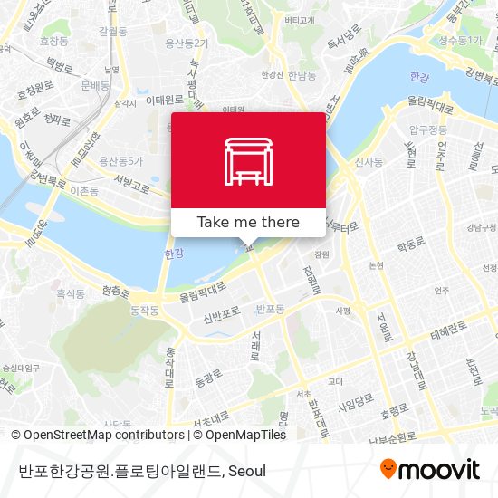 반포한강공원.플로팅아일랜드 map