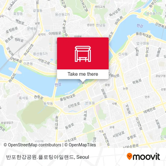 반포한강공원.플로팅아일랜드 map