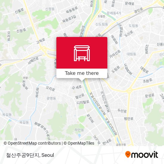 철산주공9단지 map